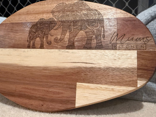 Personalised cheeseboard. A gift mum will cherish forever
