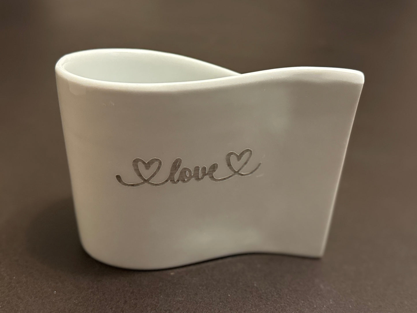 Special design coffee mug with personal message