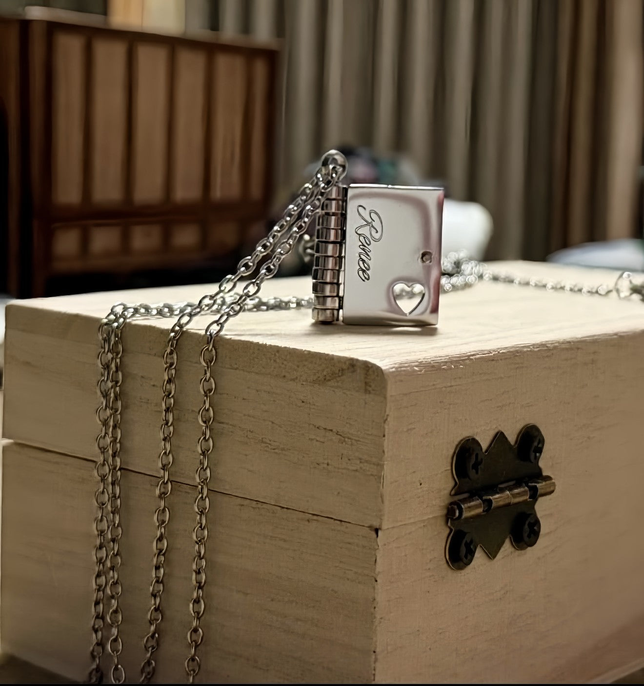 Book Locket Necklace